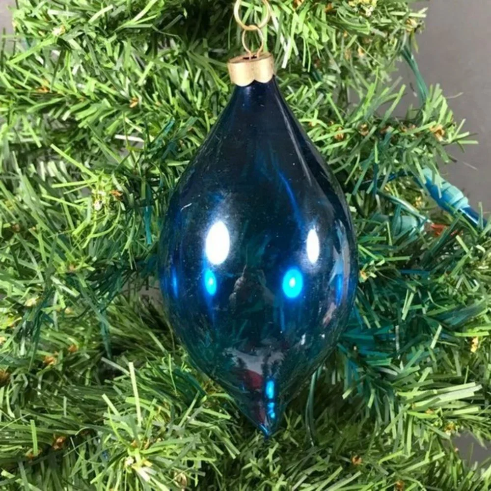 One 1940s Unsilvered blown Christmas Ornament - Picture 1 of 10
